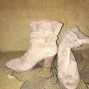 Tan ankle boots